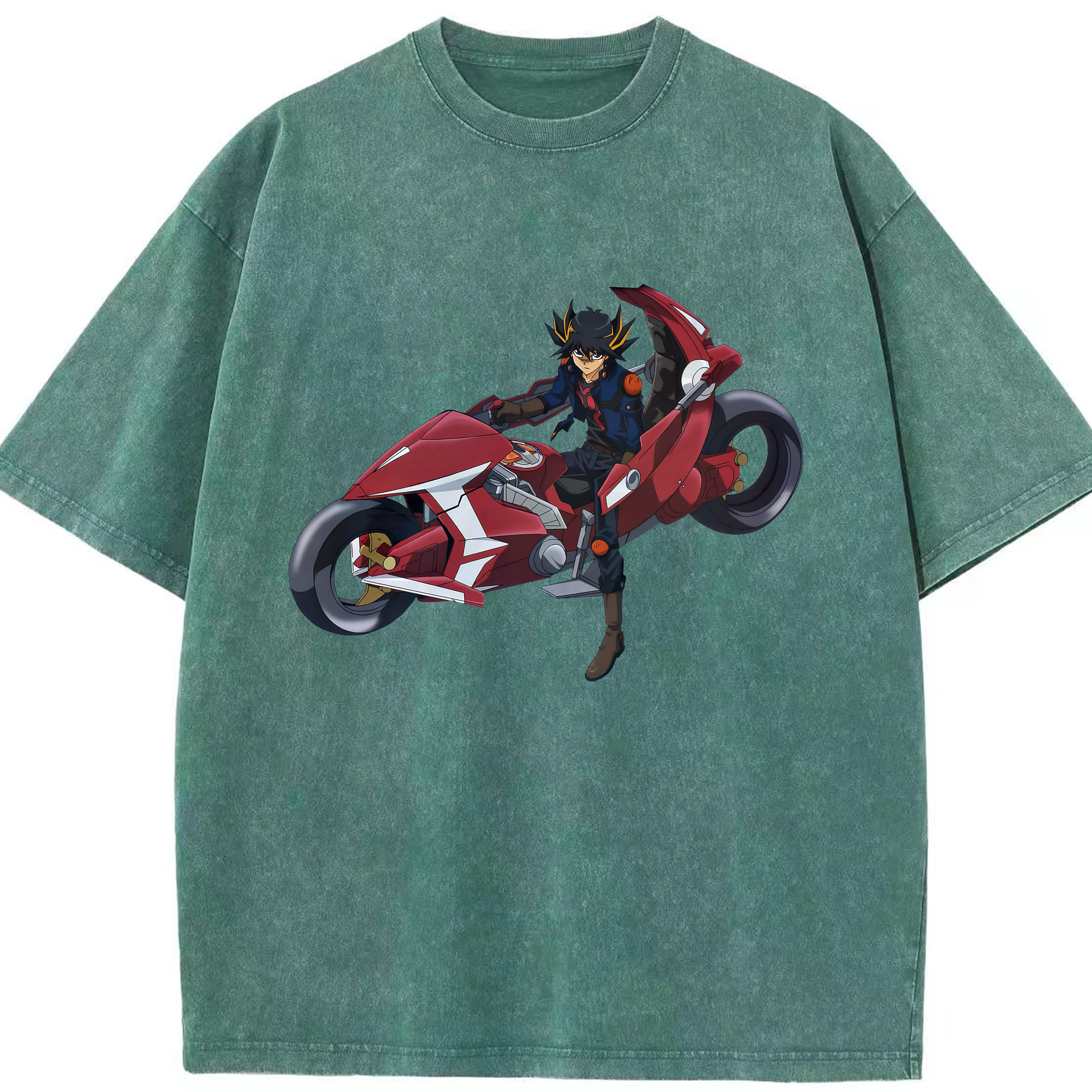 （画像用） 遊☆戯☆王 Yu-Gi-Oh! 綿100% ヴィンテージ風 半袖Tシャツ（フロントプリント）